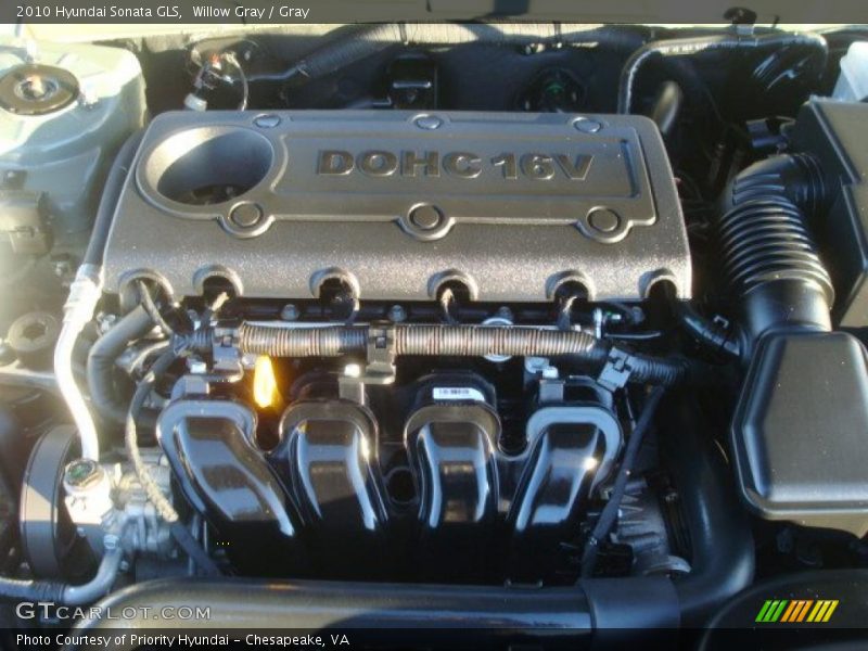 Willow Gray / Gray 2010 Hyundai Sonata GLS