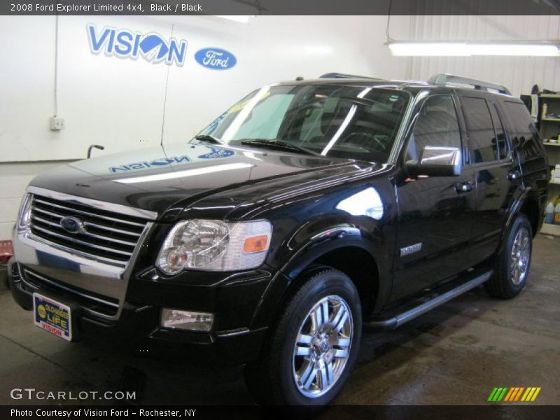 Black / Black 2008 Ford Explorer Limited 4x4