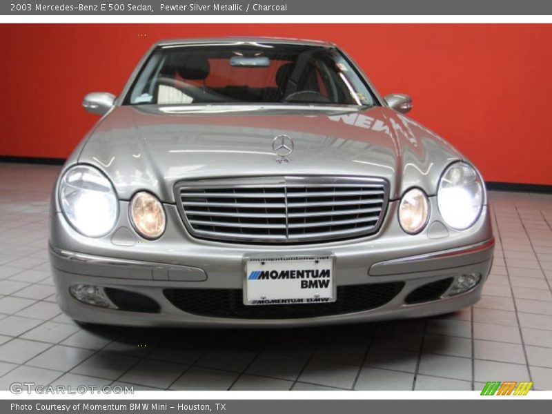 Pewter Silver Metallic / Charcoal 2003 Mercedes-Benz E 500 Sedan