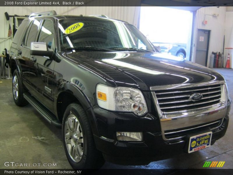 Black / Black 2008 Ford Explorer Limited 4x4