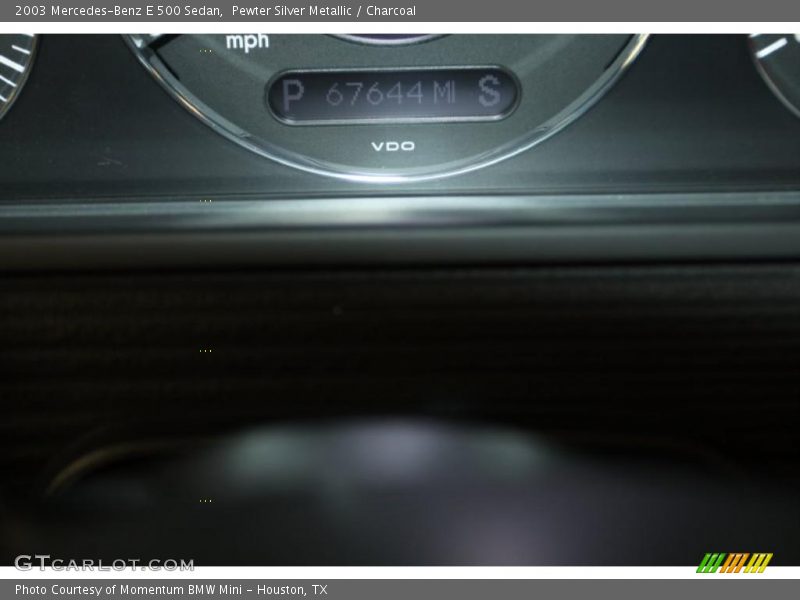 Pewter Silver Metallic / Charcoal 2003 Mercedes-Benz E 500 Sedan