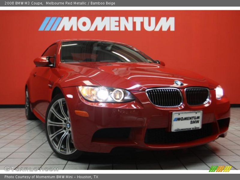 Melbourne Red Metallic / Bamboo Beige 2008 BMW M3 Coupe