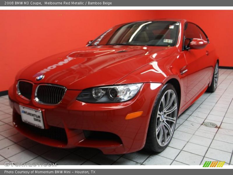 Melbourne Red Metallic / Bamboo Beige 2008 BMW M3 Coupe