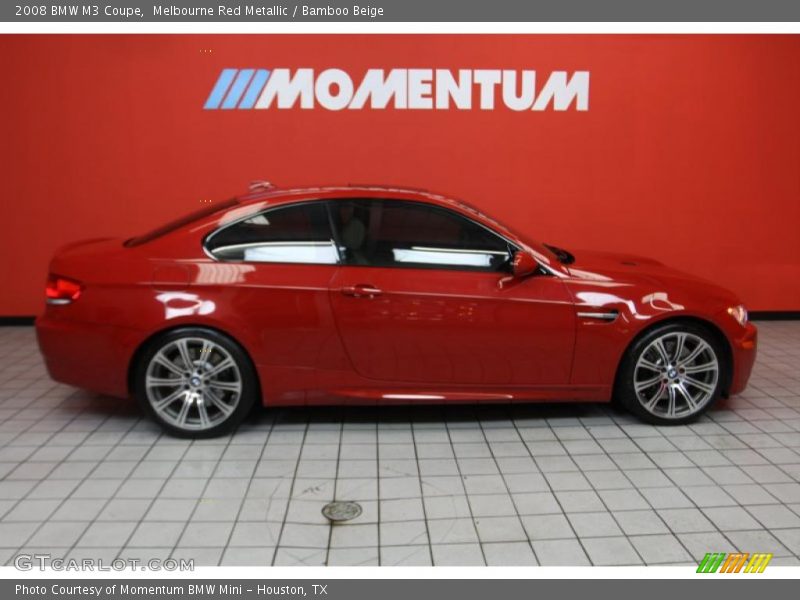 Melbourne Red Metallic / Bamboo Beige 2008 BMW M3 Coupe