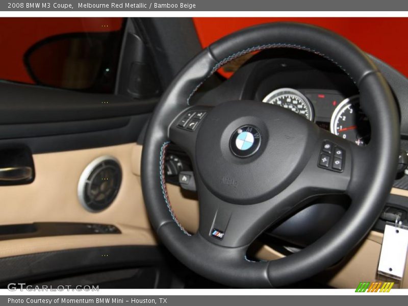 Melbourne Red Metallic / Bamboo Beige 2008 BMW M3 Coupe