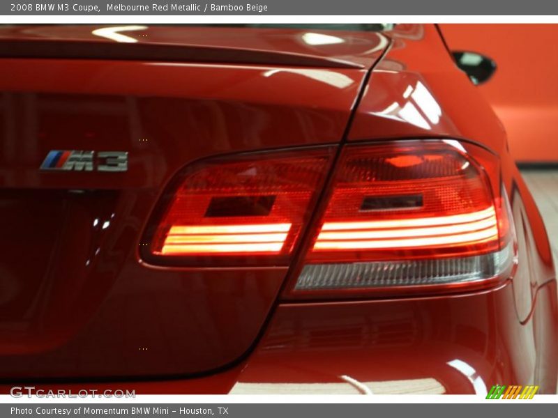 Melbourne Red Metallic / Bamboo Beige 2008 BMW M3 Coupe