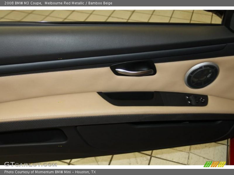 Melbourne Red Metallic / Bamboo Beige 2008 BMW M3 Coupe