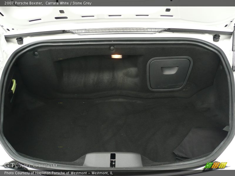 Carrara White / Stone Grey 2007 Porsche Boxster