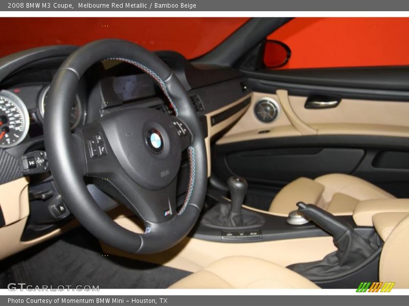 Melbourne Red Metallic / Bamboo Beige 2008 BMW M3 Coupe