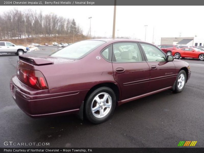 Berry Red Metallic / Neutral Beige 2004 Chevrolet Impala LS