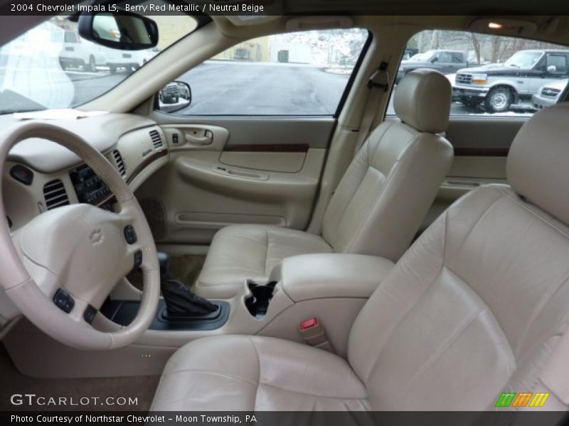 Berry Red Metallic / Neutral Beige 2004 Chevrolet Impala LS