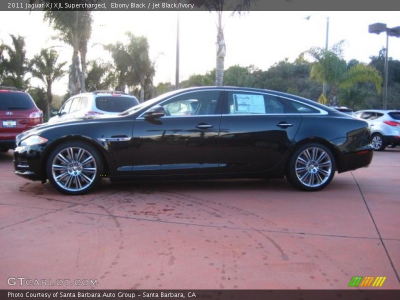  2011 XJ XJL Supercharged Ebony Black