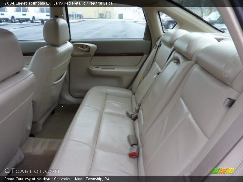 Berry Red Metallic / Neutral Beige 2004 Chevrolet Impala LS