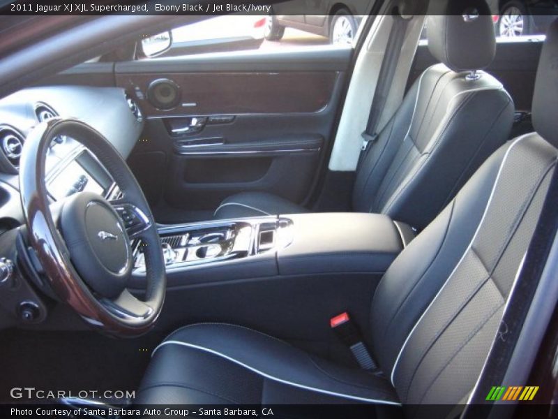  2011 XJ XJL Supercharged Jet Black/Ivory Interior