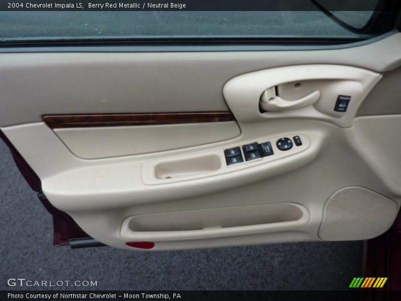 Berry Red Metallic / Neutral Beige 2004 Chevrolet Impala LS