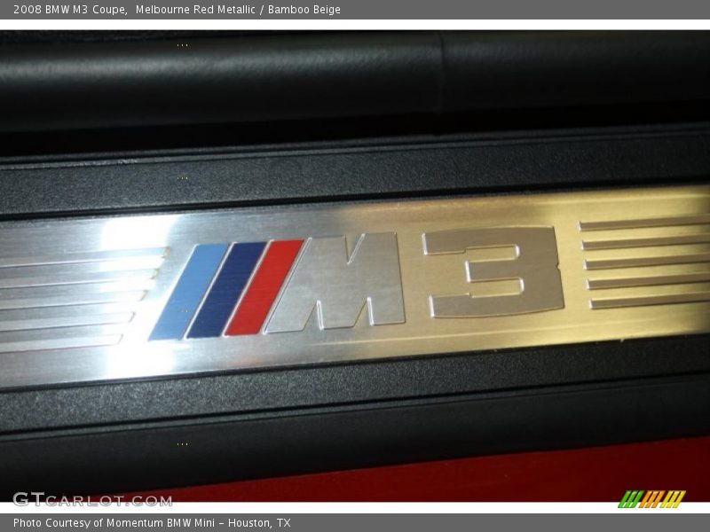 Melbourne Red Metallic / Bamboo Beige 2008 BMW M3 Coupe