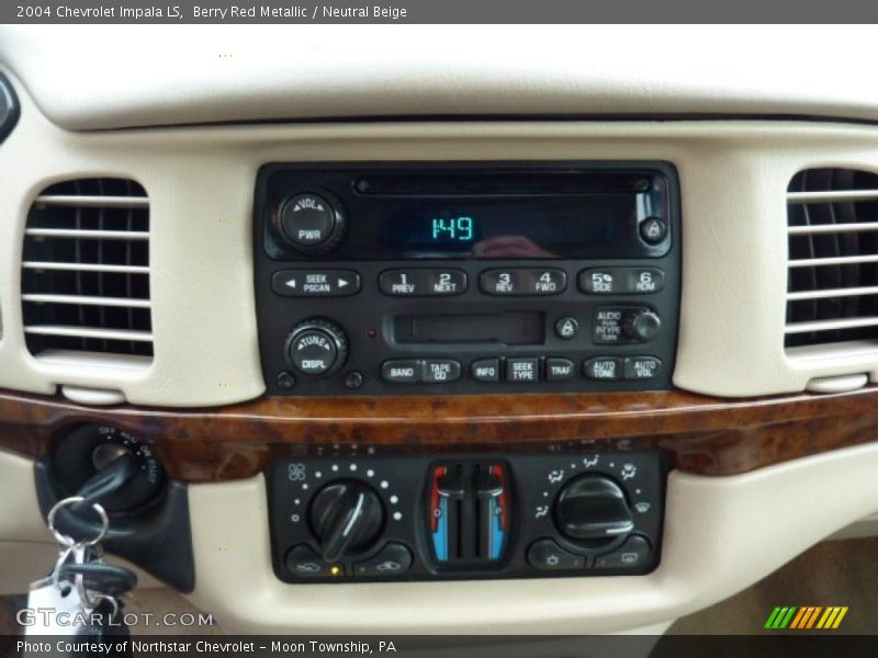 Berry Red Metallic / Neutral Beige 2004 Chevrolet Impala LS