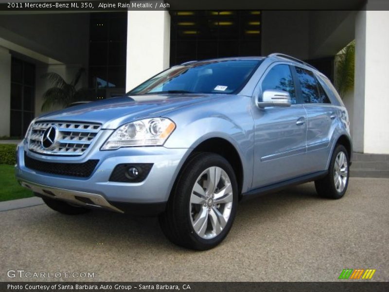 Alpine Rain Metallic / Ash 2011 Mercedes-Benz ML 350