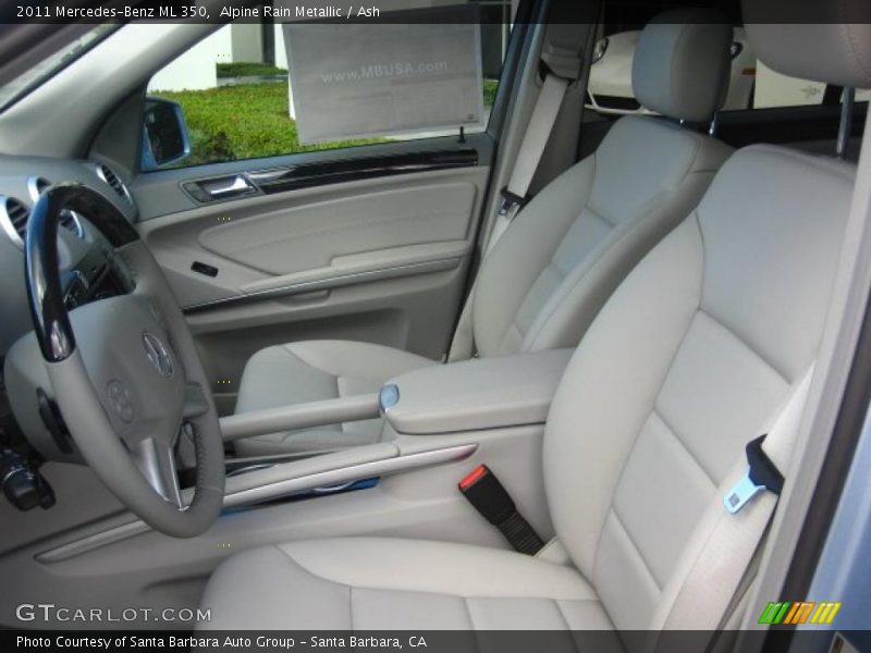 Alpine Rain Metallic / Ash 2011 Mercedes-Benz ML 350