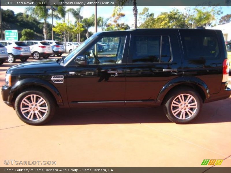 Santorini Black / Almond/Arabica 2010 Land Rover LR4 HSE Lux