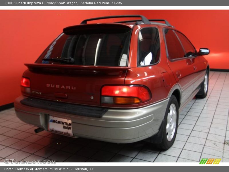 Sedona Red Pearl / Gray 2000 Subaru Impreza Outback Sport Wagon
