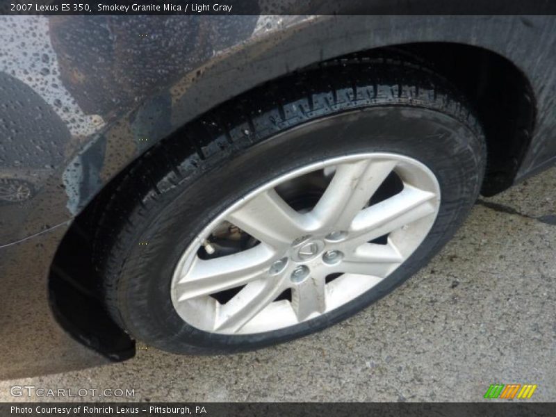 Smokey Granite Mica / Light Gray 2007 Lexus ES 350