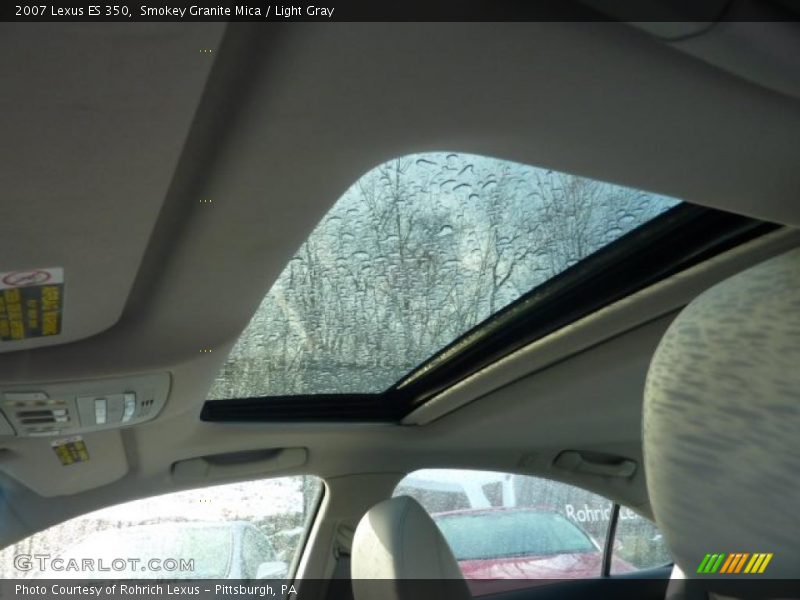 Smokey Granite Mica / Light Gray 2007 Lexus ES 350