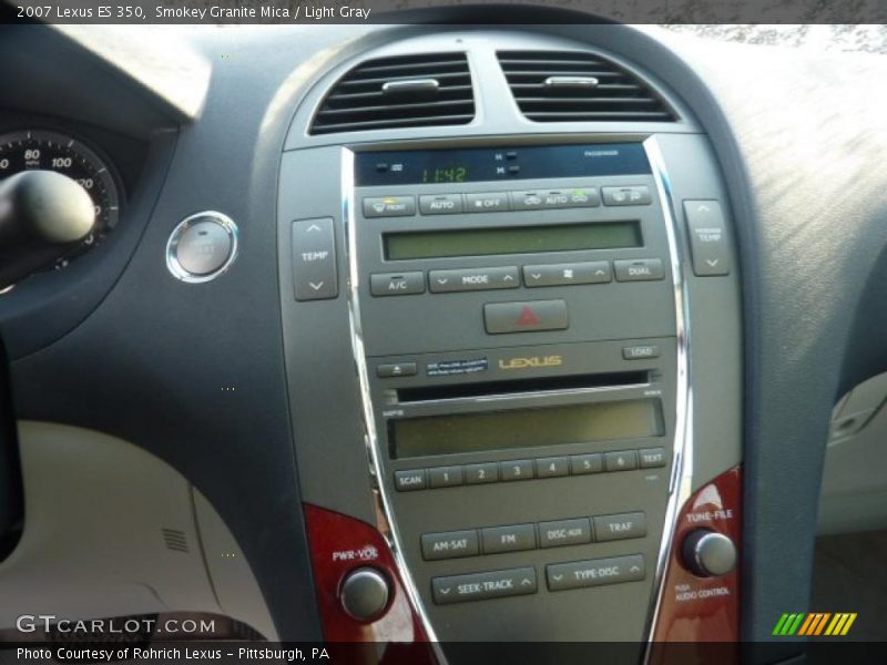 Smokey Granite Mica / Light Gray 2007 Lexus ES 350