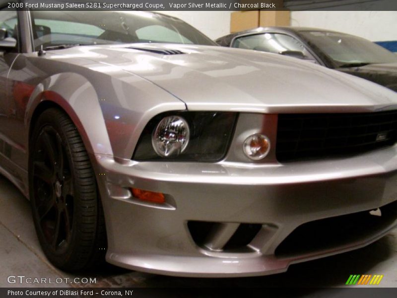 Vapor Silver Metallic / Charcoal Black 2008 Ford Mustang Saleen S281 Supercharged Coupe