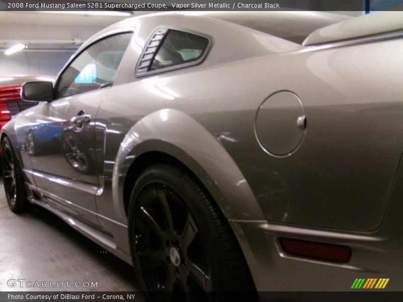 Vapor Silver Metallic / Charcoal Black 2008 Ford Mustang Saleen S281 Supercharged Coupe