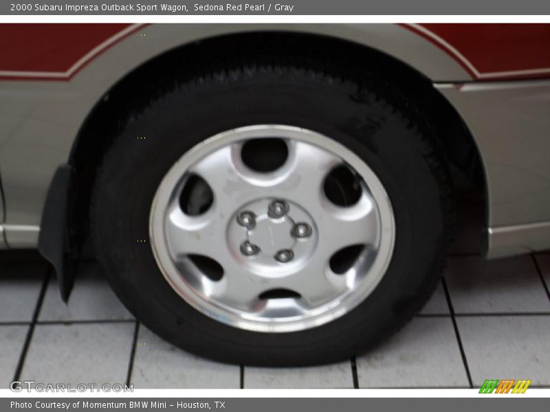 Sedona Red Pearl / Gray 2000 Subaru Impreza Outback Sport Wagon