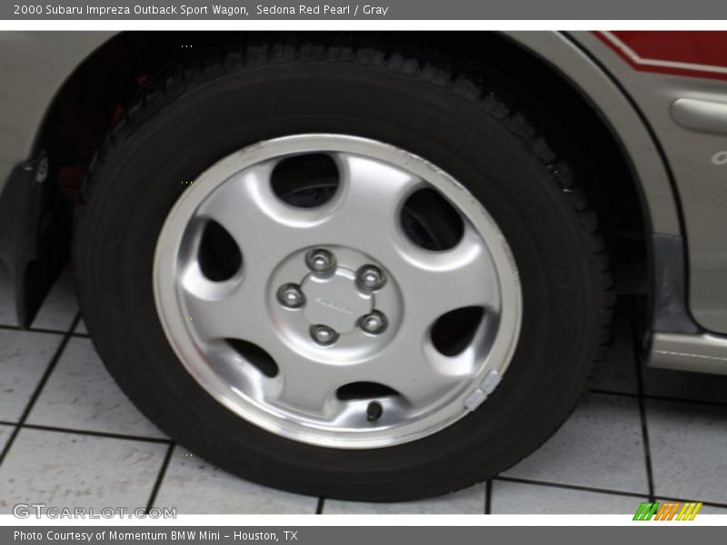 Sedona Red Pearl / Gray 2000 Subaru Impreza Outback Sport Wagon