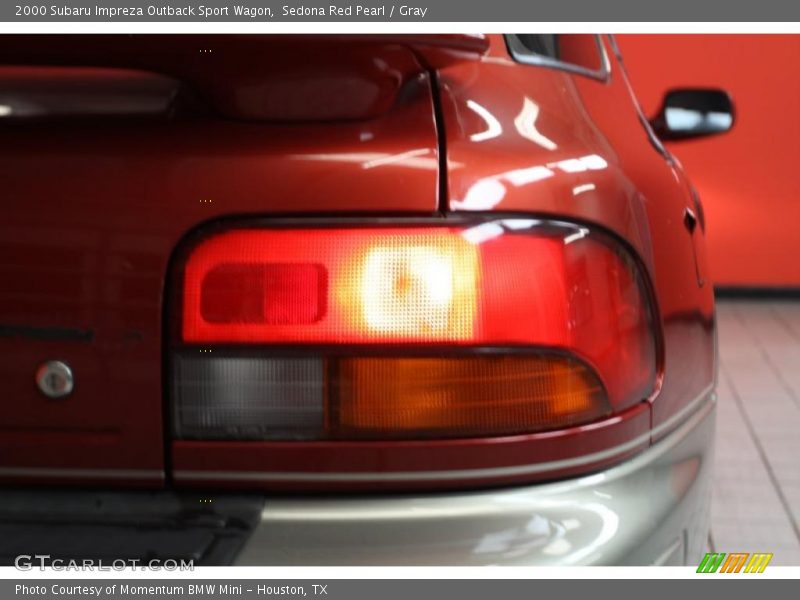Sedona Red Pearl / Gray 2000 Subaru Impreza Outback Sport Wagon