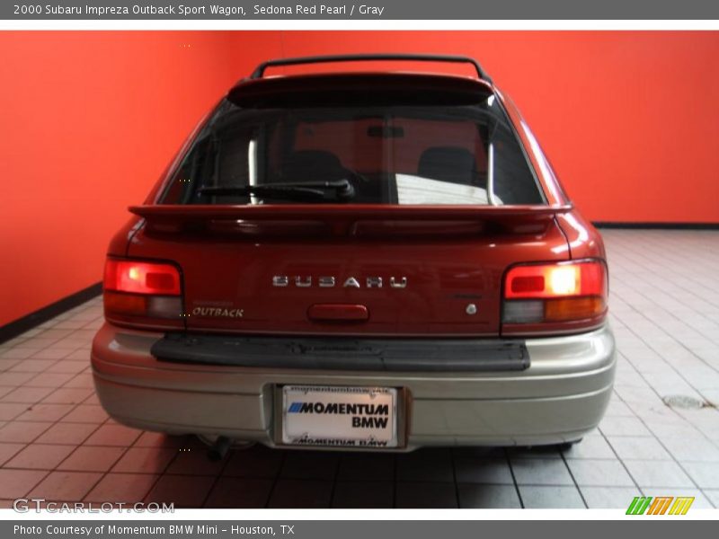 Sedona Red Pearl / Gray 2000 Subaru Impreza Outback Sport Wagon