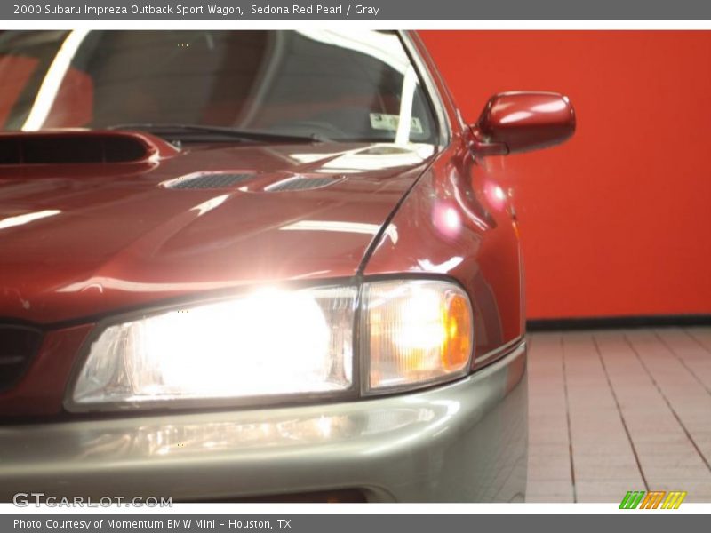 Sedona Red Pearl / Gray 2000 Subaru Impreza Outback Sport Wagon