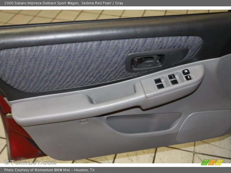 Sedona Red Pearl / Gray 2000 Subaru Impreza Outback Sport Wagon
