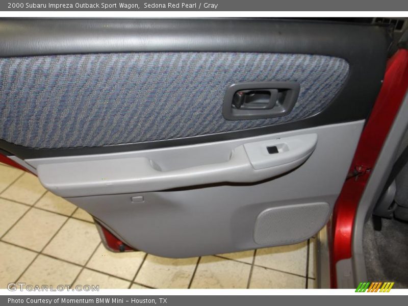 Sedona Red Pearl / Gray 2000 Subaru Impreza Outback Sport Wagon