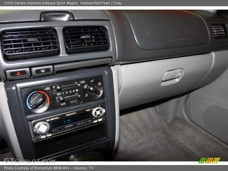 Sedona Red Pearl / Gray 2000 Subaru Impreza Outback Sport Wagon