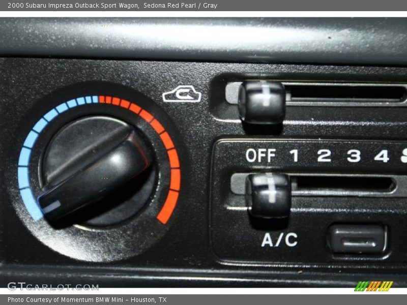 Sedona Red Pearl / Gray 2000 Subaru Impreza Outback Sport Wagon