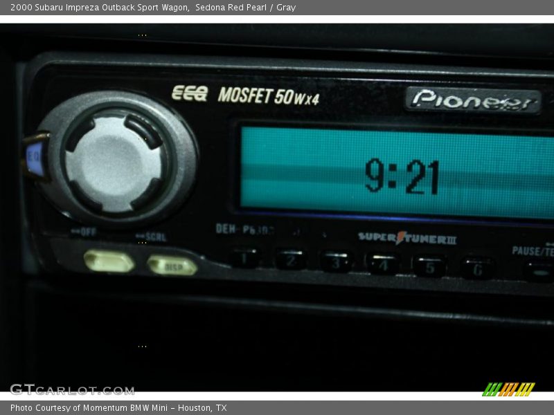 Sedona Red Pearl / Gray 2000 Subaru Impreza Outback Sport Wagon