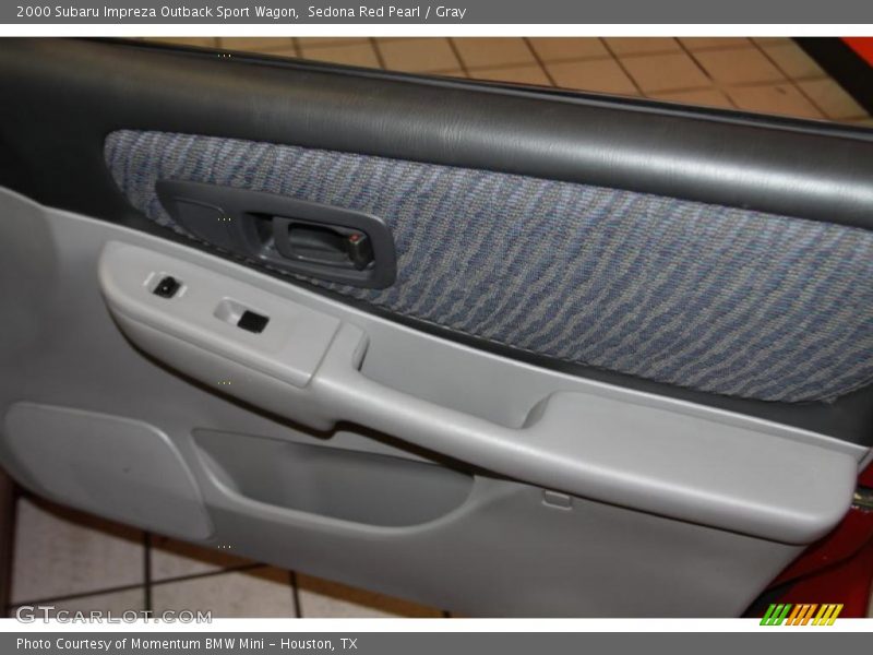 Sedona Red Pearl / Gray 2000 Subaru Impreza Outback Sport Wagon