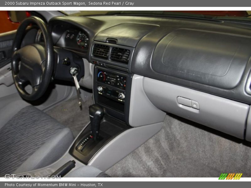 Sedona Red Pearl / Gray 2000 Subaru Impreza Outback Sport Wagon