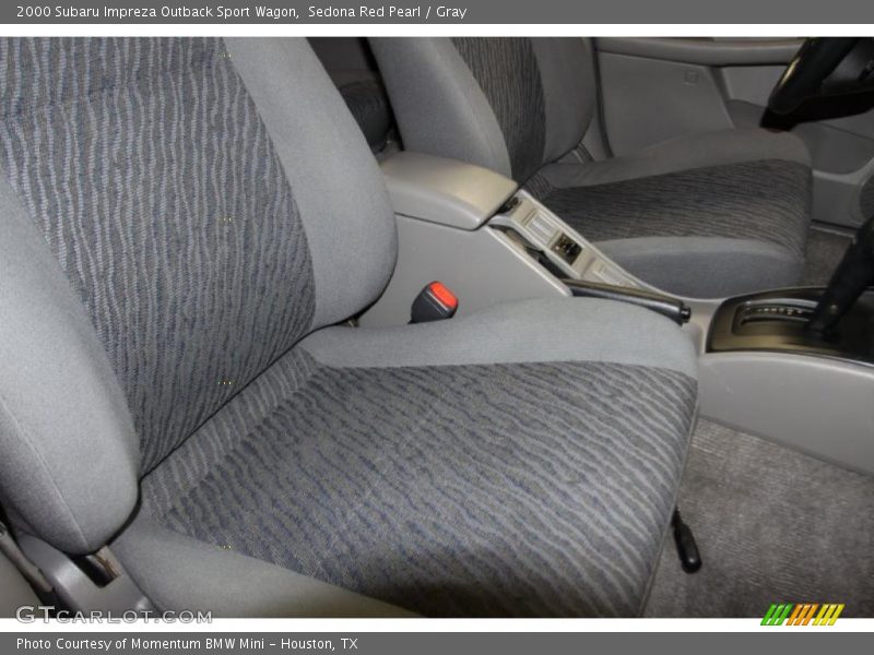 Sedona Red Pearl / Gray 2000 Subaru Impreza Outback Sport Wagon