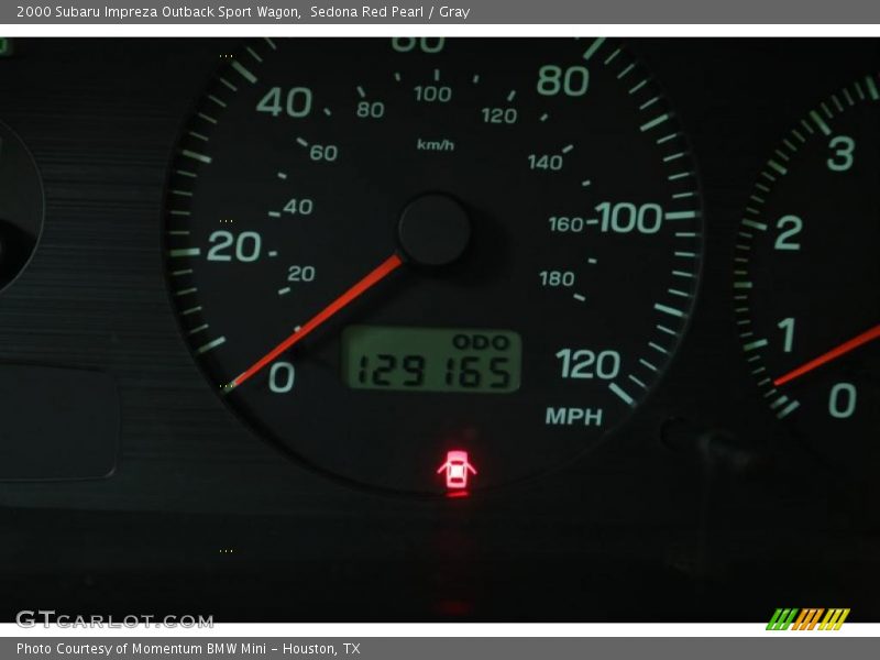 Sedona Red Pearl / Gray 2000 Subaru Impreza Outback Sport Wagon