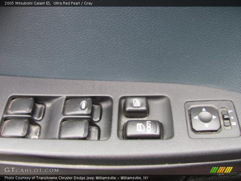 Ultra Red Pearl / Gray 2005 Mitsubishi Galant ES