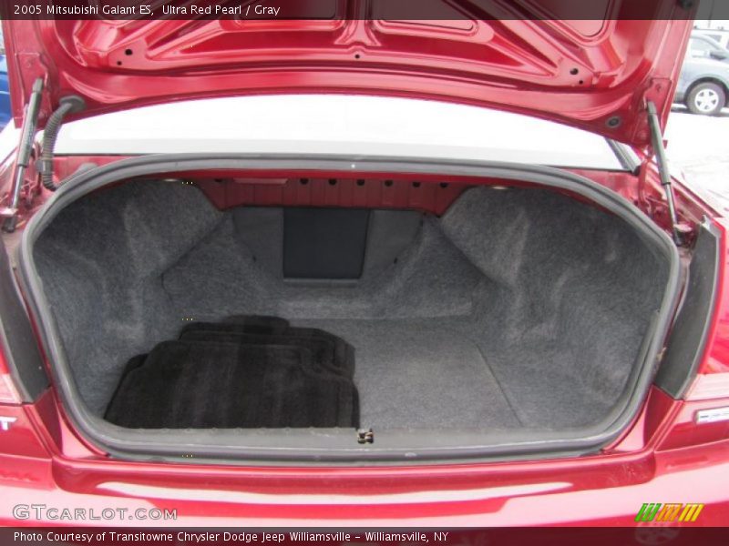 Ultra Red Pearl / Gray 2005 Mitsubishi Galant ES