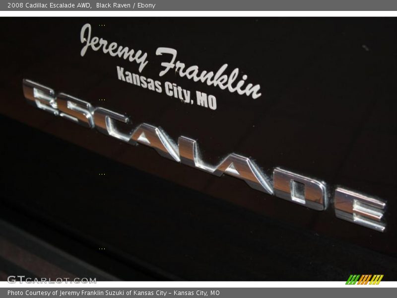 Black Raven / Ebony 2008 Cadillac Escalade AWD
