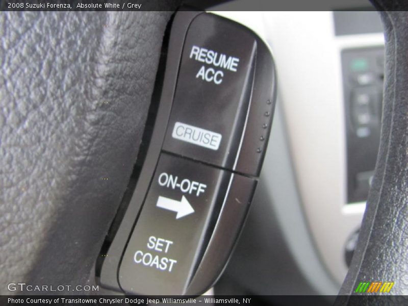 Absolute White / Grey 2008 Suzuki Forenza