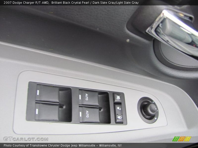 Brilliant Black Crystal Pearl / Dark Slate Gray/Light Slate Gray 2007 Dodge Charger R/T AWD