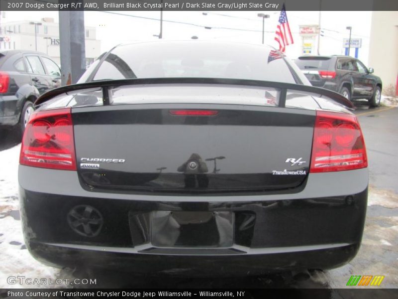 Brilliant Black Crystal Pearl / Dark Slate Gray/Light Slate Gray 2007 Dodge Charger R/T AWD